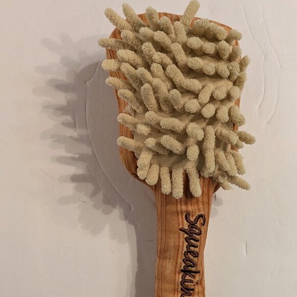 P.L.A.Y. Bark n Bristles Plush Dog Toy - 10" x 3.5" - Squeaky & Churchie - Picture 1 of 3